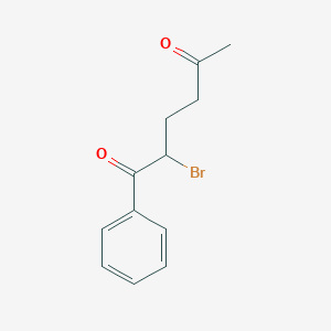 2-Bromo-1-phenylhexane-1,5-dione