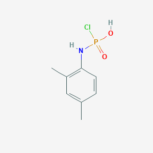 (2,4-Dimethylphenyl)phosphoramidochloridic acid