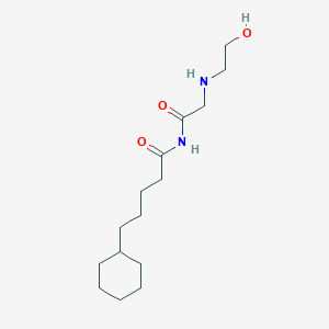 B1436807 5-Cyclohexyl-N-((2-hydroxyethyl)glycyl)pentanamide CAS No. 864434-16-2