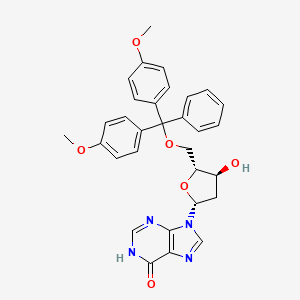 molecular formula C31H30N4O6 B1436809 5'-O-(4,4'-二甲氧基三苯甲基)-2'-脱氧肌苷 CAS No. 93778-57-5