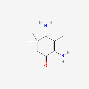 2,4-Diamino-3,5,5-trimethylcyclohex-2-en-1-one