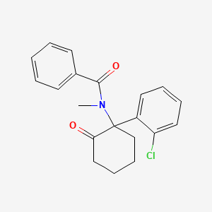 N-[1-(2-Chlorophenyl)-2-oxocyclohexyl]-N-methylbenzamide