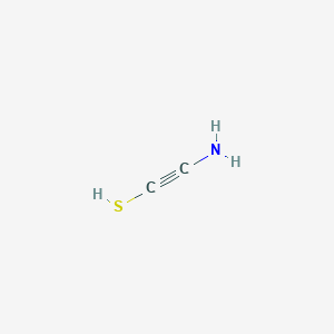 molecular formula C2H3NS B14368101 Aminoethyne-1-thiol CAS No. 92681-08-8