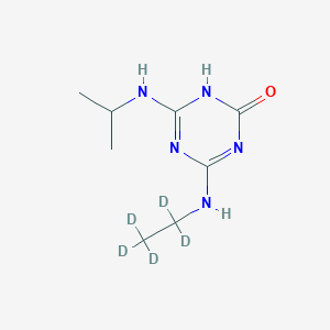 B1436819 Atrazine-2-hydroxy D5 (ethyl D5) CAS No. 1276197-25-1