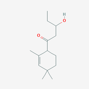 3-Hydroxy-1-(2,4,4-trimethylcyclohex-2-en-1-yl)pentan-1-one