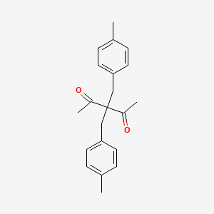 3,3-Bis[(4-methylphenyl)methyl]pentane-2,4-dione