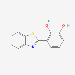 6-(1,3-Benzothiazol-2(3H)-ylidene)-2-hydroxycyclohexa-2,4-dien-1-one