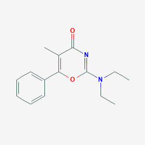 2-(Diethylamino)-5-methyl-6-phenyl-4H-1,3-oxazin-4-one