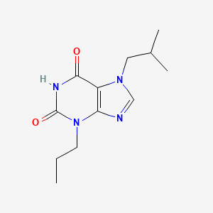 7-(2-Methylpropyl)-3-propyl-3,7-dihydro-1H-purine-2,6-dione