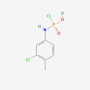 N-(3-Chloro-4-methylphenyl)phosphoramidochloridic acid