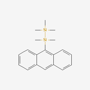 9-(Pentamethyldisilanyl)anthracene