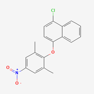 1-Chloro-4-(2,6-dimethyl-4-nitrophenoxy)naphthalene