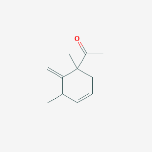 1-(1,5-Dimethyl-6-methylidenecyclohex-3-en-1-yl)ethan-1-one