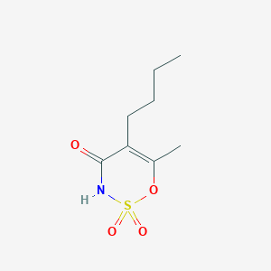 5-Butyl-6-methyl-2H-1,2lambda~6~,3-oxathiazine-2,2,4(3H)-trione