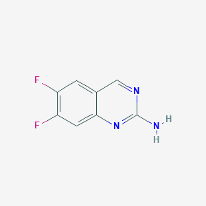 B1436849 2-Amino-6,7-difluoroquinazoline CAS No. 2155875-97-9