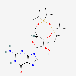molecular formula C22H39N5O6Si2 B1436859 3',5'-O-(1,1,3,3-四异丙基-1,3-二硅氧烷基)鸟苷 CAS No. 69304-44-5