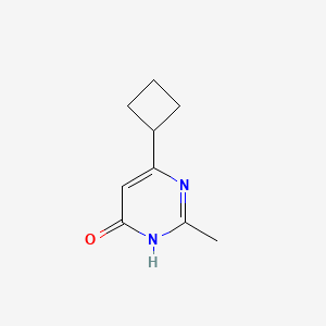 molecular formula C9H12N2O B1436861 6-环丁基-2-甲基嘧啶-4-醇 CAS No. 1412953-30-0