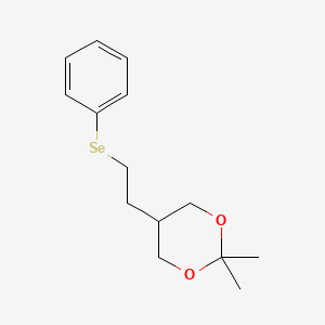 2,2-Dimethyl-5-[2-(phenylselanyl)ethyl]-1,3-dioxane