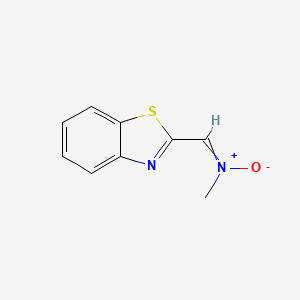 (1,3-Benzothiazol-2-yl)-N-methylmethanimine N-oxide