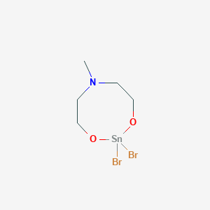 2,2-Dibromo-6-methyl-1,3,6,2-dioxazastannocane