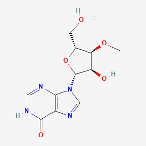 molecular formula C11H14N4O5 B1436870 3'-O-甲基次黄嘌呤 CAS No. 75479-64-0