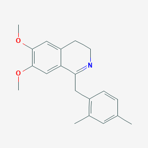 1-[(2,4-Dimethylphenyl)methyl]-6,7-dimethoxy-3,4-dihydroisoquinoline