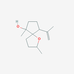 2,6-Dimethyl-9-(prop-1-en-2-yl)-1-oxaspiro[4.4]nonan-6-ol