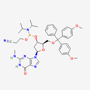 molecular formula C41H50N7O7P B1436888 2'-Deoxy-5'-O-DMT-N2-methylguanosine 3'-CE phosphoramidite CAS No. 808132-80-1