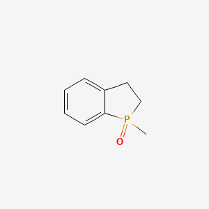 molecular formula C9H11OP B14369036 1-Methyl-2,3-dihydro-1H-1lambda~5~-phosphindol-1-one CAS No. 91877-29-1