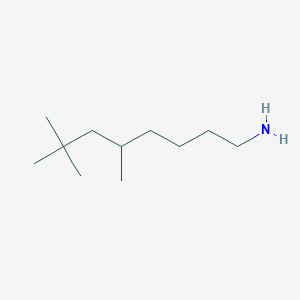 molecular formula C11H25N B14369162 5,7,7-Trimethyloctan-1-amine CAS No. 93954-01-9