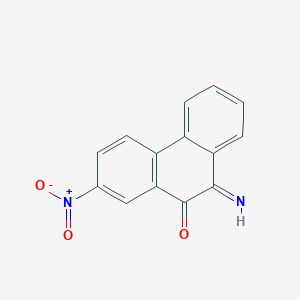 molecular formula C14H8N2O3 B14369194 10-Imino-7-nitrophenanthren-9(10H)-one CAS No. 90688-66-7