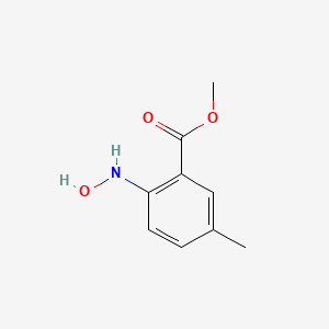 molecular formula C9H11NO3 B14369336 Methyl 2-(hydroxyamino)-5-methylbenzoate CAS No. 92714-49-3