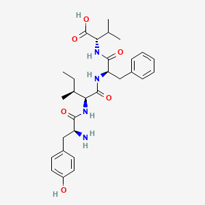 molecular formula C29H40N4O6 B14369339 Tyrosyl-isoleucyl-phenylalanyl-valine CAS No. 93772-67-9