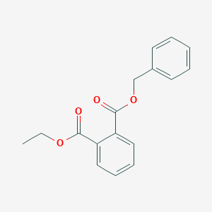 molecular formula C17H16O4 B14369357 Benzyl ethyl benzene-1,2-dicarboxylate CAS No. 91034-37-6