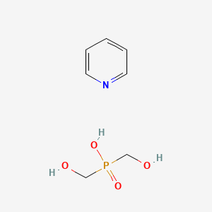 molecular formula C7H12NO4P B14369448 Bis(hydroxymethyl)phosphinic acid;pyridine CAS No. 94491-92-6