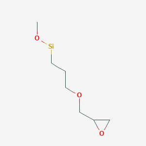molecular formula C7H14O3Si B14369483 3-Glycidyloxypropyl-methoxysilane 