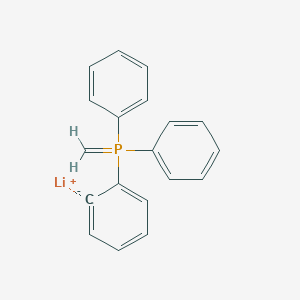 molecular formula C19H16LiP B14369486 lithium;methylidene-diphenyl-phenyl-λ5-phosphane CAS No. 93746-77-1