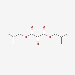 molecular formula C11H18O5 B14369501 Propanedioic acid, oxo-, bis(2-methylpropyl) ester CAS No. 92778-43-3