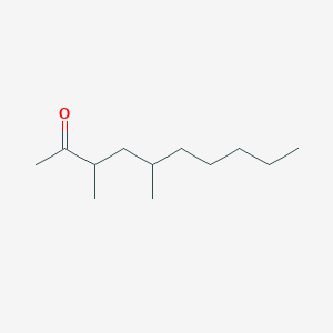 molecular formula C12H24O B14369545 3,5-Dimethyldecan-2-one CAS No. 91811-29-9