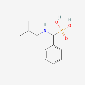 molecular formula C11H18NO3P B14369573 {[(2-Methylpropyl)amino](phenyl)methyl}phosphonic acid CAS No. 91076-67-4