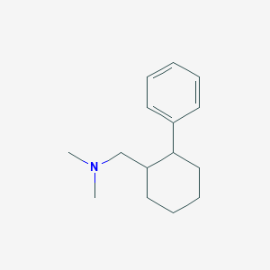 molecular formula C15H23N B14369626 N,N-Dimethyl-1-(2-phenylcyclohexyl)methanamine CAS No. 92725-18-3