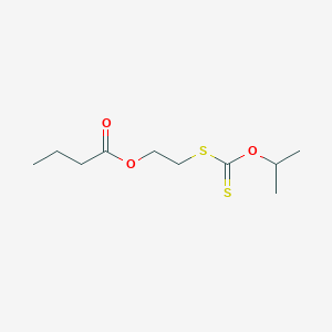 2-({[(Propan-2-yl)oxy]carbonothioyl}sulfanyl)ethyl butanoate