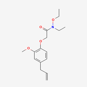 Acetohydroxamic acid, 2-(4-allyl-2-methoxyphenoxy)-N,O-diethyl-