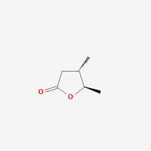 2(3H)-Furanone, dihydro-4,5-dimethyl-, (4S,5R)-