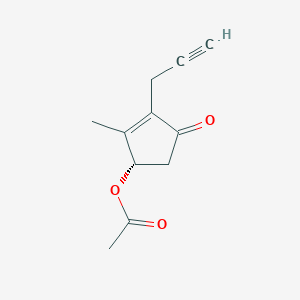 (1S)-2-Methyl-4-oxo-3-(prop-2-yn-1-yl)cyclopent-2-en-1-yl acetate