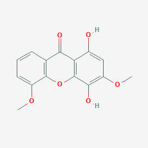 molecular formula C15H12O6 B14369734 1,4-Dihydroxy-3,5-dimethoxy-9H-xanthen-9-one CAS No. 90374-81-5