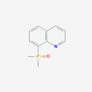 molecular formula C11H12NOP B1436980 Dimethyl(quinolin-8-yl)phosphine oxide CAS No. 28225-58-3