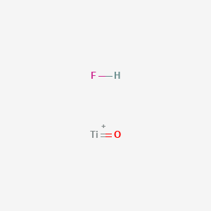 Oxotitanium(1+);hydrofluoride