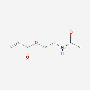 molecular formula C7H11NO3 B14369820 2-Acetamidoethyl prop-2-enoate CAS No. 92719-91-0