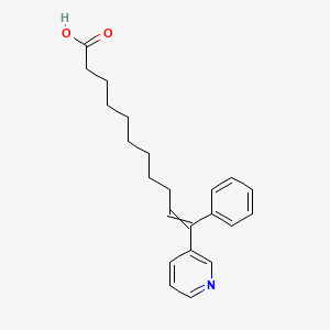 11-Phenyl-11-(pyridin-3-YL)undec-10-enoic acid